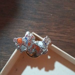 Small Team Roper Enamel pin